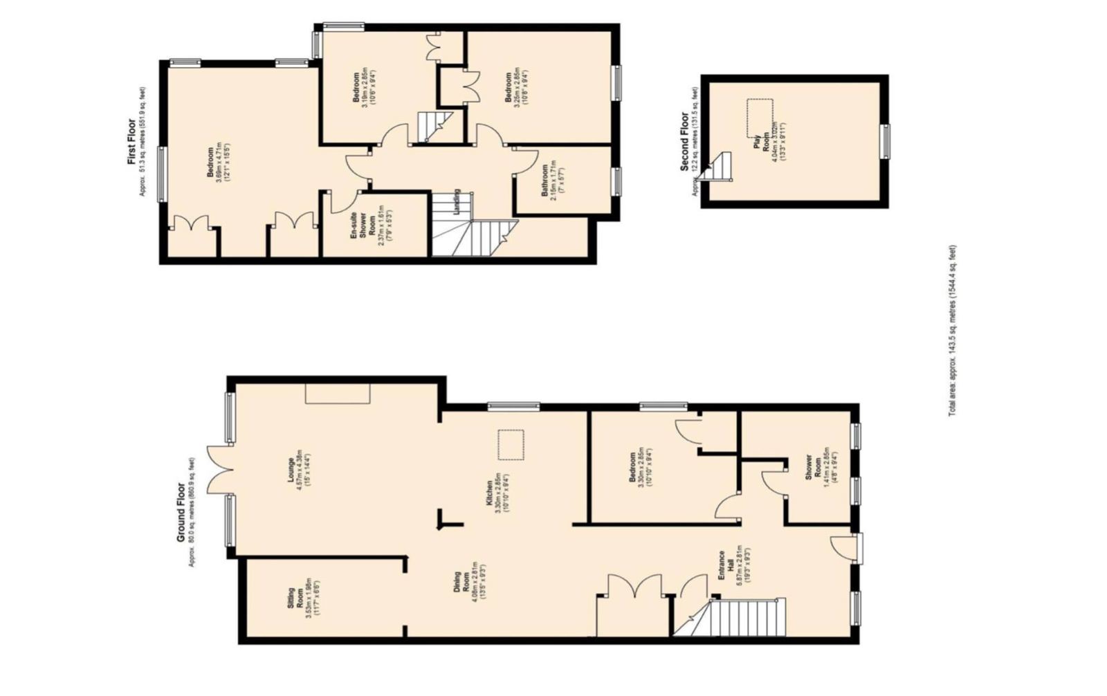 Floor plan of The Lakehouse