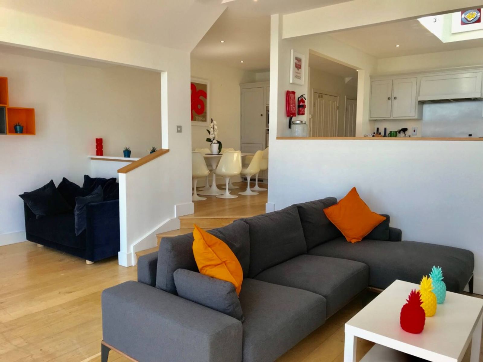 Open-plan living area