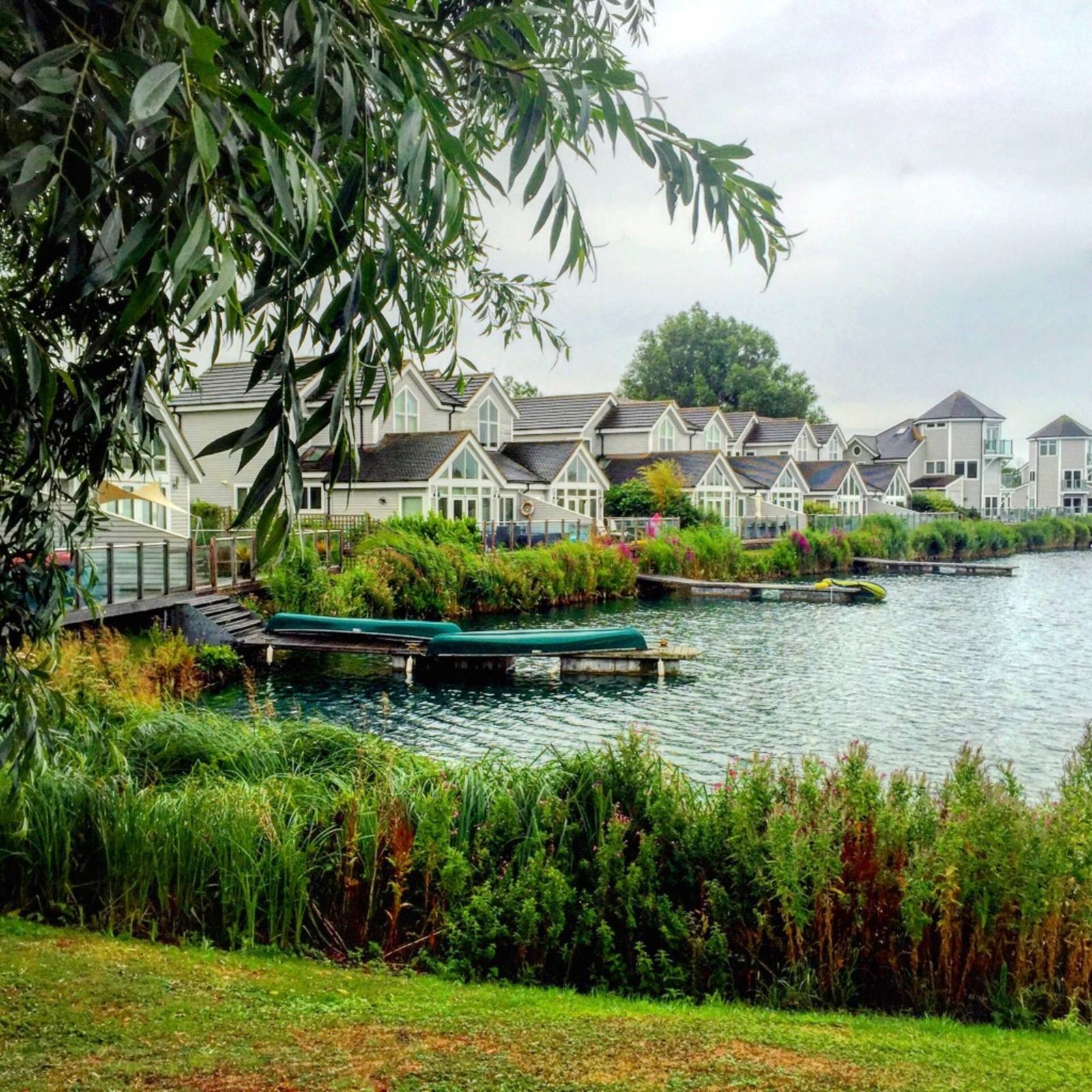 Lake houses at The Landings