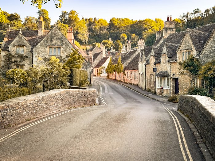 The street at Castle Combe